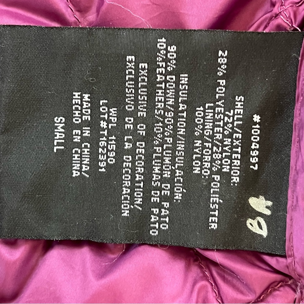 32 Degrees Women's Purple Quilted Puffer Jacket size small - Picture 5 of 6